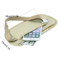 Invisible Waist Bag Travel Passport Money Belt Pack Pouch Hidden Security Wallet Gift Organizer Bag Chest Sport Phone Holder.