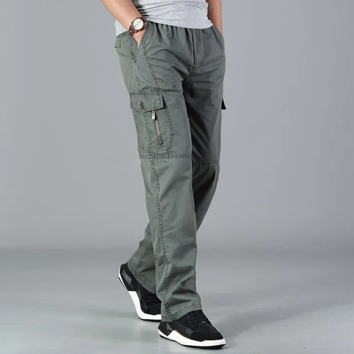 summer%20autumn%20Men%20casual%20cket%20cargo%20zipper%20pants%206XL%207XL%208XL%2010XL%2012XL%20large%20size%20pants%20streetwear%20out%20door%20Straight%20trousers%20-%20Image%204