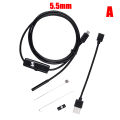 Mini Endoscope Camera 7mm/5.5mm USB Camera for Android Inspection Borescope. 