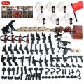 New WW2 Military Small Building Block Brick World War 2 Mini US Soviet Chinese Army Figures s Block Brick MOC Toy For Kids Superman.