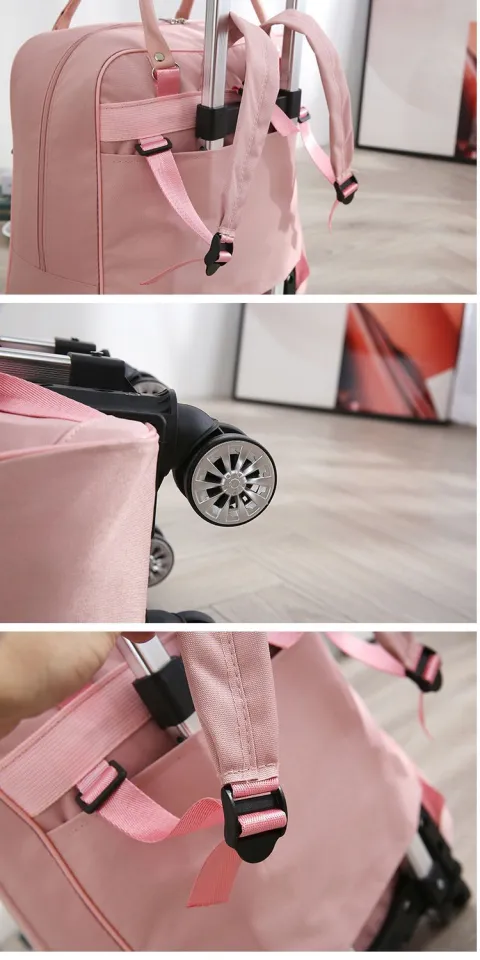 Portable Universal Wheel Trolley Travel Bag Waterproof Large