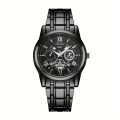 Low-price Buy Watches Male Hollow-out Design Calendar Waterproof Luminous Watches High-end Fashion Watches. 