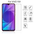 Vivo Y91C Tempered Glass screen Protector 2.5D-Transparent.