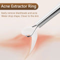 2 in 1 Blackhead Remover, Comedone Pimple Extractor Tool Double Ended Acne Needle Acne Removal Kit with Protective Cover. 