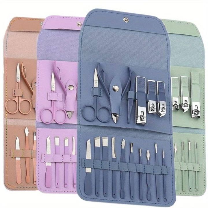 16-in-1%20Manicure%20and%20Pedicure%20Stainless%20Steel%20Grooming%20Set%20%E2%80%93%20Portable%20Travel%20Case%20with%20Complete%20Nail%20Care%20Accessories%20for%20Men%20&%20Women%20-%20Image%202