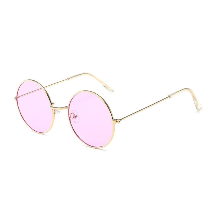 【Hey my home】5 Colored Uni Round Sunglasses Fashion Hip Hop Style Colored Summer Steampunk Sun glasses Eyewear Tool