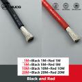 Silicone cable red black wire Car Battery Automotive wiring Electrical wires 10awg 8awg 6awg 4awg 2awg 18 16 14 12 10 8 6 4 awg. 