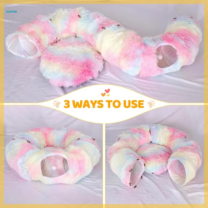 Cat%20Tunnel%20Bed,%20Cat%20House%20Collapsible%20Interactive%20Toy,%20Dog%20with%20Ball,%20Colorful%20-%20Image%204