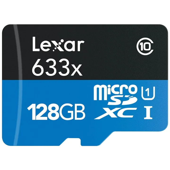 Lexar%20128GB%20High-Performance%20Class%2010%20633x%20microSDHC/microSDXC%20Card%20A1%20U3%20UHS-I%20V30%204K%20UHD%20BLUE%20Series%C2%A0Micro%20SD%20Card%20-%20Image%202
