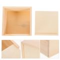 Wood Box, 1 Pc Wooden Storage Box Wooden Jewelry Case Square Gift Box for Storage Boxes for Birthday Parties and Banquets.