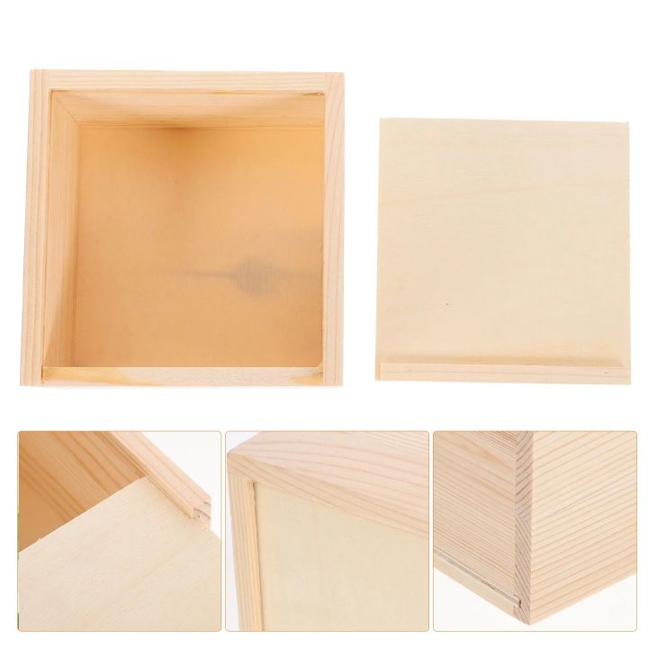 Wood%20Box,%201%20Pc%20Wooden%20Storage%20Box%20Wooden%20Jewelry%20Case%20Square%20Gift%20Box%20for%20Storage%20Boxes%20for%20Birthday%20Parties%20and%20Banquets%20-%20Image%203