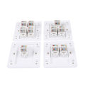 86 Type Computer Socket Panel CAT5E Network Module RJ45 Interface Outlet. 