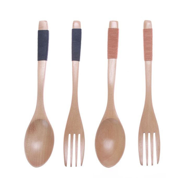 Handmade%202PCS%20Kitchen%20Supplies%20Rice%20Utensil%20Soups%20Dinnerware%20Sets%20Spoon%20Tableware%20Fork%20-%20Image%203