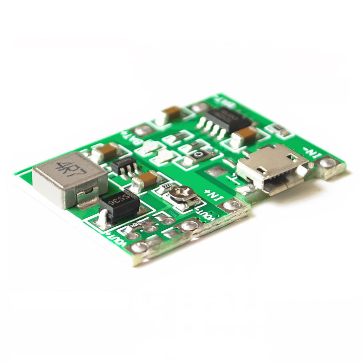 J5019%203.7V%209V%205V%202A%20Adjustable%20Step%20Up%2018650%20Lithium%20Battery%20Charging%20Discharge%20Integrated%20Module%20-%20Image%202