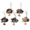 Anime Keychain Bungou Stray Dogs Atsushi Nakajima Dazai Key Chain for Women Accessories Cute Bag Pendant Key Ring for Fans Gift.