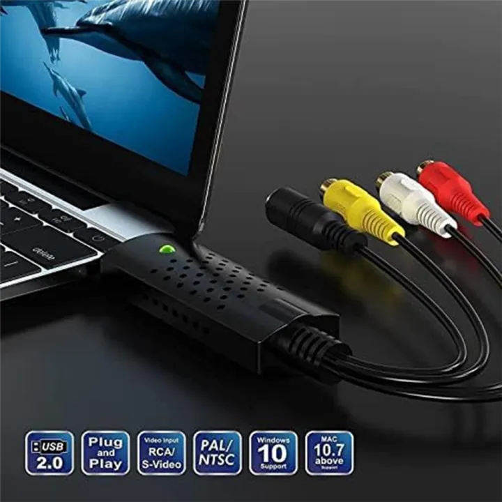 USB%20Video%20Capture%20Card,%20Audio%20Video%20Converter%20Grabber%20for%20to%20USB%20Convert%20Mini%20DV%20VCR%20Hi8%20DVD%20to%20Digital%20Easy%20Install%20Easy%20to%20Use%20-%20Image%206