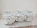 12 pcs Clasic Ceramic Tea Cup Set And Saucers Ceramic Tea And Coffee Set For Gift And Home Decoration..