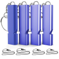 4PCS Emergency Survival Whistle Emergency Whistle,Blue.