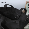 Avro Premium Tote Bag For Women - Henna - Black ( Secure by zipper, Inner zipper pocket) - Tote bag for girls - Canvas bag for women.