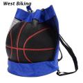 Outdoor Sports Basketball Backpack Oxford Cloth Shoulder Messenger Bag Basketball Net Bag Volleyball Football Bag.