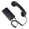 Telephone Handset Receiver MIC for Cellphone, 3.5 mm Socket (Black).