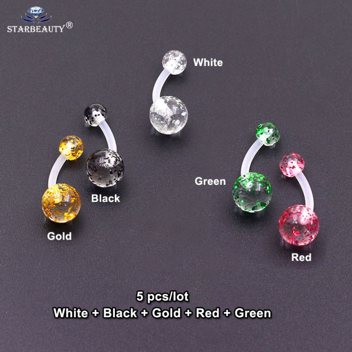 Sparkling%20Powder%205pcs/lot%20Clear%20Soft%20Acrylic%20Belly%20Ring%20Navel%20Piercing%20Helix%20Earring%20Curved%20Barbell%20Belly%20Button%20Rings%20Jewelry%20-%20Image%207