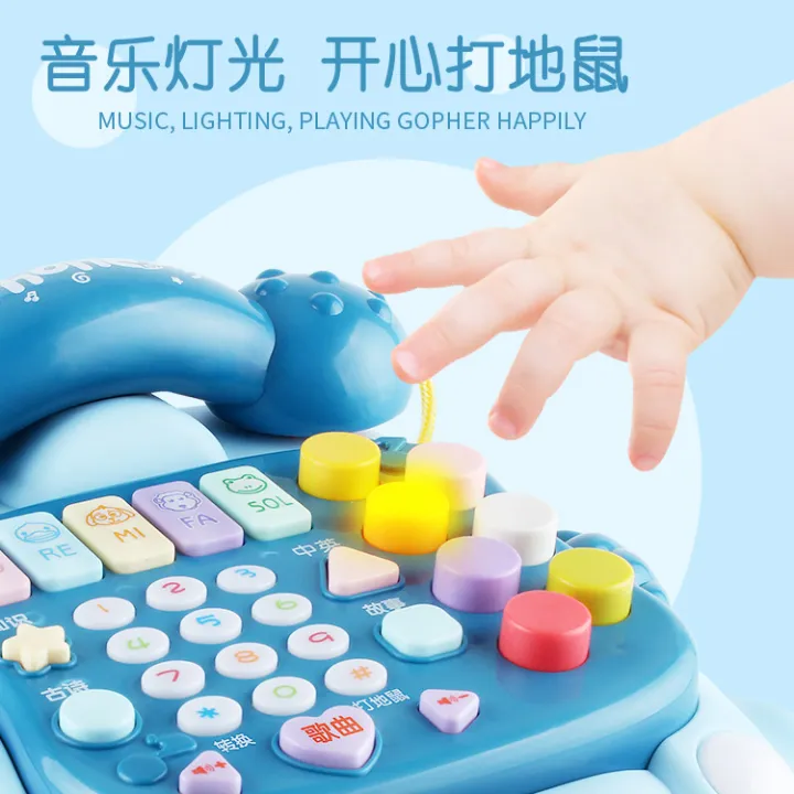 Infant%20toys,%20imitation%20telephone,%20landline,%20young%20boys,%20baby%20music,%20mobile%20phone,%20puzzle,%20early%20education,%201%20year%20old,%202%20little%20girls%20-%20Image%202