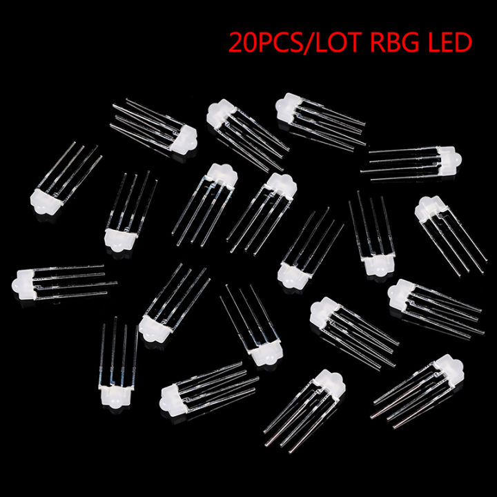 20pcs%20Mechanical%20Keyboard%20Light%203mm%20Full-Color%20Rgb%20Common-Yang%20Led%20Lamp%20Beads%20f3%20Pacifier%20Foggy%20Rgb%20Full-Color%20Keyboard%20-%20Image%209