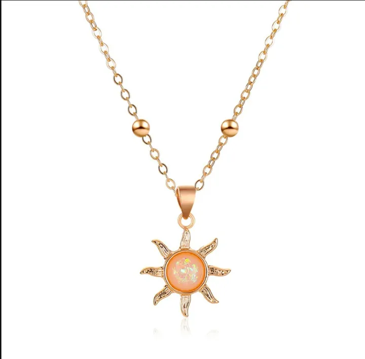 Trendy%20Crystal%20Beautiful%20Simple%20Sunflower%20Pendant%20Chain%20Choker%20Necklace%20for%20Girls%20-%20Necklace%20for%20Women/%20Necklace%20for%20Girls%20Simple%20Fashion%20-%20Image%206