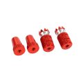 RC Transmitter Stick Ends Controller Thumb Rocker M3 Thread ,Red.