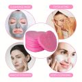20 Pieces Facial Sponges Heart Shape Compressed Facial Natural Facial Cleansing Pads Exfoliating For Cleansing Reusable.