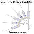 10Pcs-2Watt 3.3 Ohm Resistor Power Resistor 2W 3.3 Ohm Metal Film Resistor 3.3 Ohm Resistor 2 Watt Metal Oxide Film Leads ±5% Tolerance 2 Pin Leads. 