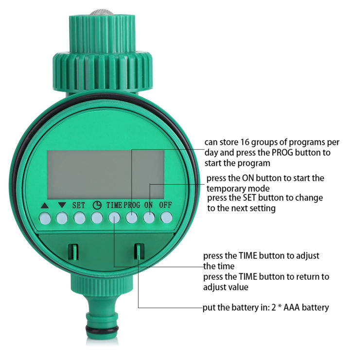 Electric Irrigation Timer Automatic Digital Garden Intelligent Flowers ...