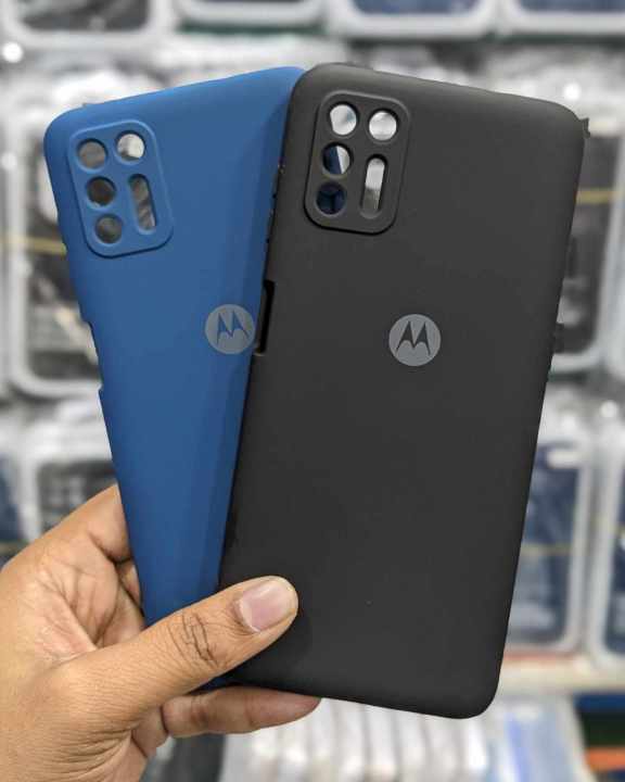 For Motorola Moto G9 Plus Luxury Silicon Protect Back Cover Soft Case - Camera