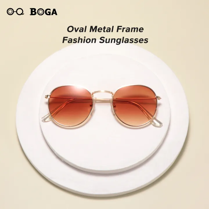 OQ%20BOGA%2025%20Colors%20Fashion%20Outdoor%20Anti%20UV%20Sunglasses%20Women%20Men%20Eye%20Protection%20Metal%20Oval%20Frame%20Sun%20Glasses%20UV400%20-%20Image%202