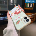 Dienya For Samsung galaxy A04 M04 F04 A04E A03 Core A03S Case Cartoon Summer Bear Luxury Plating Phone Cases New Square Edge Pattern Silicone Soft Casing Camera Lens Protection Shockproof Cover. 