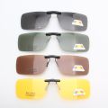 Color Polarized Sunglasses Clip on UV400 Sun Glasses Men Clip on Glasses 7 Color Eyeglasses Clip Driving Sunglasses Women.