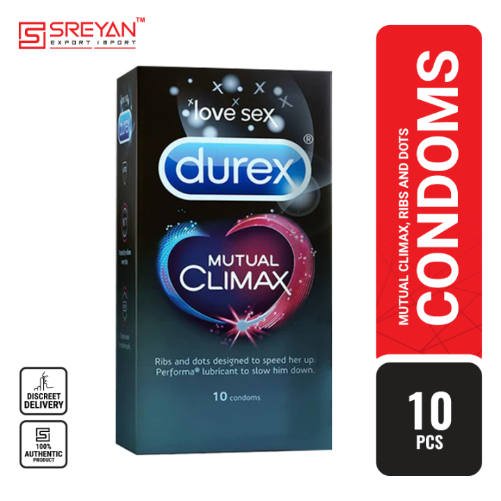 Durex Mutual Climax Condom - 10Pcs Pack (Made In India) - Condom