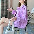 Purple/Yellow/Pink Candy Colors Denim Jacket Women Spring Autumn Short Daisy Embroidered Student Tops Jeans Jacket Coat Womens. 