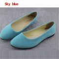 Women Flats Loafers Faux Ladies Ballet Flats For Work Flats Slip On Flat Shoes Candy Color Woman Boat Shoes. 