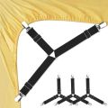 Bed Sheet Holder Straps Sheet Stays Keepers Bedsheet Holders Fasteners Bed Sheet Clips for Bed Sheets Mattress Covers.