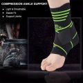 Compression Strap Adjustable Elastic Sports Basketball Ankle Brace. 