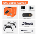 X8 Pro TV Game Console Gamestick 4K 30000 Games Emuelec System 40+ Emulator for PSP N64 Video Game Consolas Wireless Gamepads.