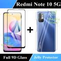 2-in-1 Combo Pack for Xiaomi Redmi Note 10 5G (Tempered Glass Screen Protector+ Back Poly).