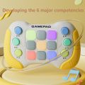 Funny Light Up Electronic Pop Push Quick Push Game Puzzle Machine Quick Push Decompress Electronic Toy For Child Gaming Game KankongAgu.