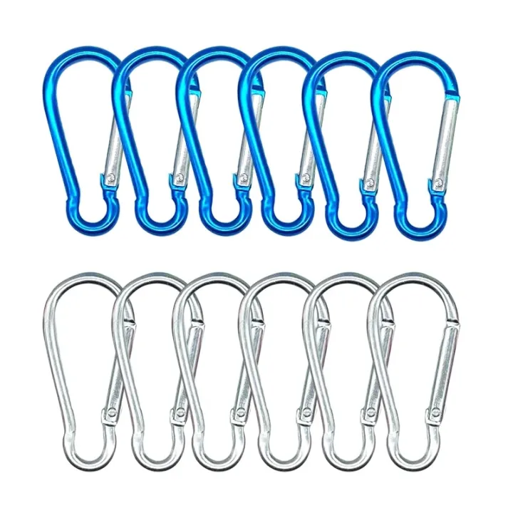 1-15PCS%20Spring%20Clasp%20Hook%20Aluminum%20Alloy%20Carabiner%20Spring%20Snap%20Clip%20Hooks%20Keychain%20Climbing%20Carabiner%20For%20Key%20Camping%20Tools%20-%20Image%202