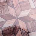 60Pcs Wood Grain Pattern Tile Sticker Self Adhesive Tiles Art Diagonal 3D Floor Sticker for Bathroom Kitchen Decor. 