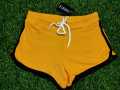 Ladies Soft Sexy Comfortable Shorts - Dark Yellow.