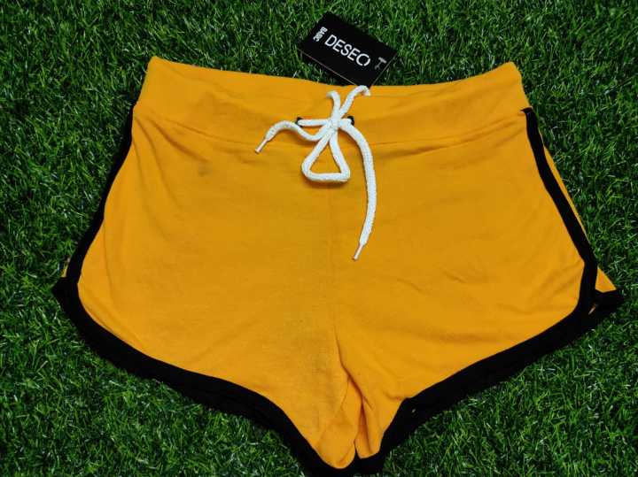 Ladies Soft Sexy Comfortable Shorts - Dark Yellow