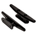 Black Nylon Boat Cleat 6 Inch - Rope Cleat, Kayak, Boat Dock Cleats - Perfect for Marine, Deck, Nautical Decor.